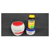 Ponds Rejuveness, Vitamin B Complex, & Aquaphor