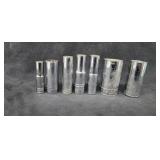 (7) 12Point Deep Sockets