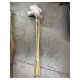 Wood Mops (4) 5 ft