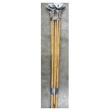 Metal Mop Poles (6) 5 ft