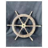Wooden Ship Wheel
