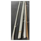 Aluminum Brazing Rods (3) Brass Brazing Rod (1)