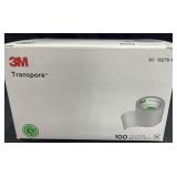 Transpore Surgical Tape (100) 1 in x 1.5 yd NIB