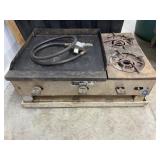 Gas Griddle w/2 Burners