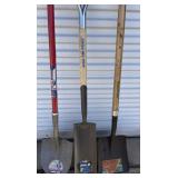 (3) Shovels - Digging, Transfer, Trench