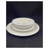(3) Piece HLC Fiesta Place Setting, White