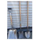 (3) Shovels - Digging / Transfer, Lg Transfer
