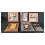 (2) 9"×9" Mirrors, 10"×8" Mirror + (3) Frames