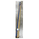 (6) Wood Mop Handles 5 ft