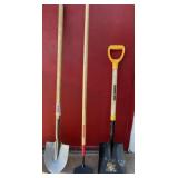(3) Piece Light Duty Shovel, Aggie, Scoop