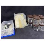 Zip Ties and Small Plastic Containers