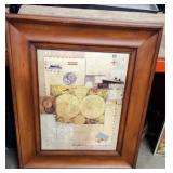 41"×35"×3" Beautifully Framed Travel Print