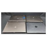 (4) HP Laptops For PARTS ONLY!!!
