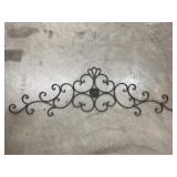 51x14 in. Wrought Iron Wall Decor.