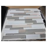 Box of (5) 12x12in Interlocking Mosaic Tiles