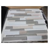 Box of (5) 12x12in Interlocking Mosaic Tiles