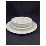 (3) Piece HLC Fiesta Place Setting, White