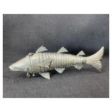 Articulated Silver Fish Spice Box/Snuff