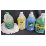 (3) Bottles of Windshield Washer Fluid and Cleaner