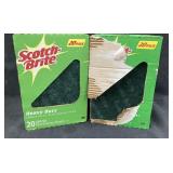 (2) Boxes Of Scotch-Brite Heavy Duty Scour Pads