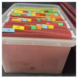 Box  Hanging File Folders with Lid