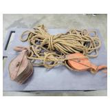 Antique Barn Pulley System