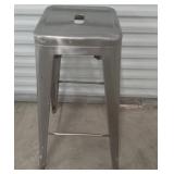 Metal Bar Stool With Clear Coat 30 in