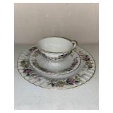 3 Pcs. Regency Rose Creative Fine China of Japan