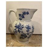 8 in. Vintage Original Bohemia Zwiebelmuster Blue