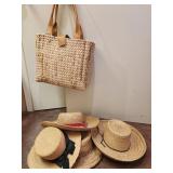 Straw Bag and Hats