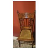 Gorgeous Vintage Pressed Back Chair*