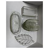 Anchor Hocking Clear Glass Ice Cream Dish (4) +