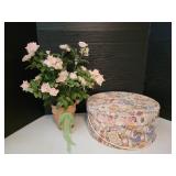 Hat Box and Faux Tea Roses