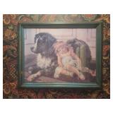 Distressed Framed Art 22x17