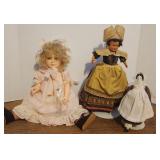 (3) Old Dolls