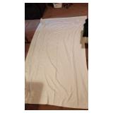 8x5 Foot White Table Cloth with Floral