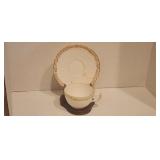 Tea Cup and Saucer with Display Stand