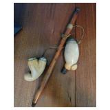 Vintage German Wooden Pipe