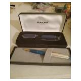 (2) Pens Aurora Pen W/ Case & No Brand Pen