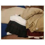 Comforters, Blankets, and Bedskirt