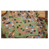 One of a Kind Patchwork Blanket and Shams