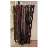 Silk Ties and Tie Hanger