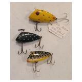 (3) Vintage Fishing Lures