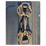 Antique Curved Bar Horse Bit for Driving or