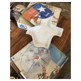 TC Chip/Dip Set, TX Dish  + Serving Platter