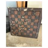 Large Wooden Checker Board