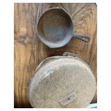 Cast Iron Dutch Oven + Mini Skillet + Extra Lid