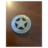 Texas Rangers Badge