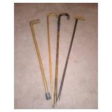 (4) Assorted Canes