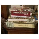 (3) Cigar Boxes